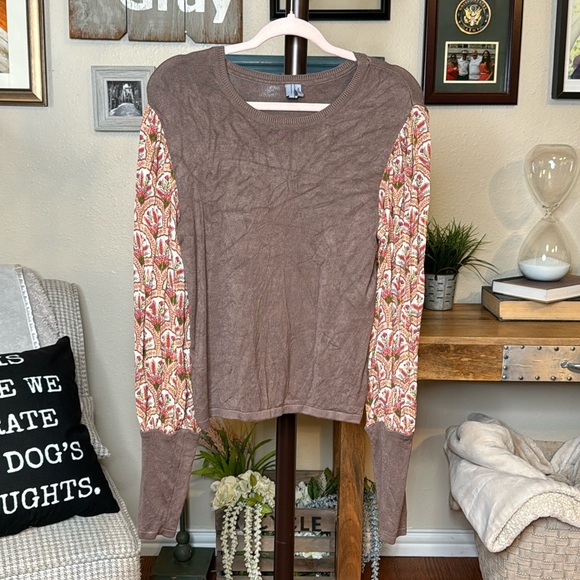 Anthropologie | Blank London | Boho Long Sleeve Lurex Blouse Size M Medium - Picture 5 of 14